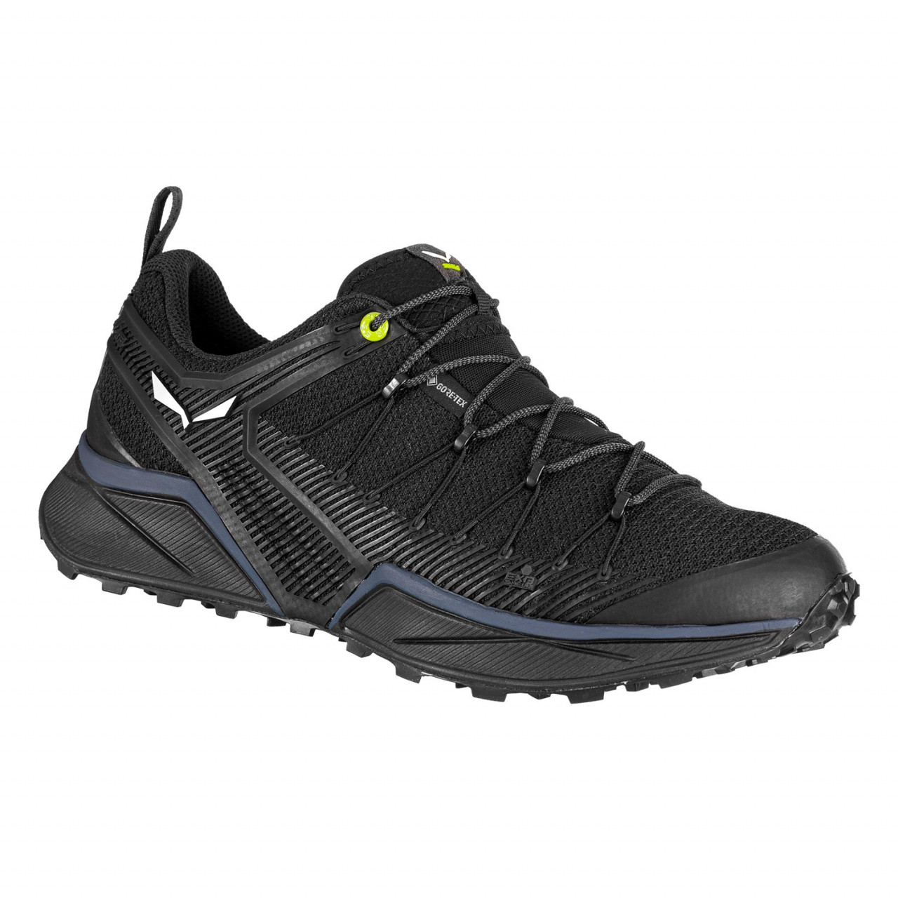 Zapatillas De Montaña Hombre Chile - Salewa Dropline GORE-TEX® - Negras/Amarillo - TODN-58213